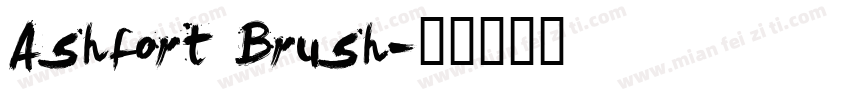 Ashfort Brush字体转换